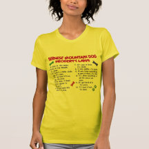 BERNESE MOUNTAIN DOG Property Laws 2 Tees