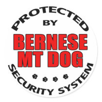 Bernese Mountain Dog Security stickers by DanesRUs Bernese Mountain Dog Security stickers