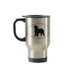 Bernese Mountain Dog Silhouette Mugs