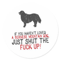 Bernese Mountain Dog Stickers