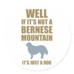 Bernese Mountain Dog Round Stickers