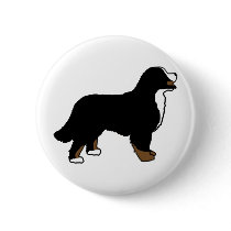 Bernese Mountain Dog Triclolor Pin