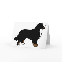Bernese Mountain Dog Triclolor Greeting Cards