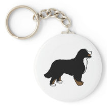 Bernese Mountain Dog Triclolor Keychains