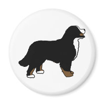 Bernese Mountain Dog Triclolor Refrigerator Magnet