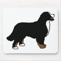 Bernese Mountain Dog Triclolor Mouse Pads