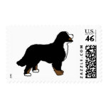 Bernese Mountain Dog Triclolor Postage Stamp