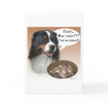 Bernese Mountain Dog Turkey Greeting Cards