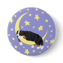 Bernese Mountain Dog Twinkle Button