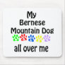 Bernese Mountain Dog Walks Design Mouse Pads