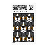 Bernese Mountain Dogs postage