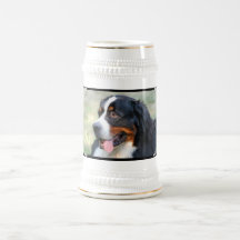 Bernese Mountain Puppy Beer Stein Mug