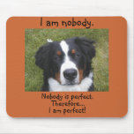 Bernese puppy face...nobody is perfect. mouse mat