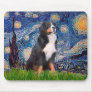 Bernese - Starry Night Mouse Pads