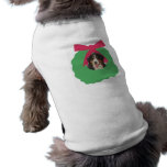 Bernese untain Dog Holiday Wreath Pet T Shirt