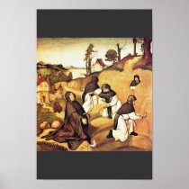 Bernhard Altar Scenes From The Life Of Saint Berna Poster