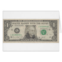 Bernie Madoff With The Money - Damn'd Liar cards by johnzaz Bernie Madoff With The Money - Damn'd Liar cards