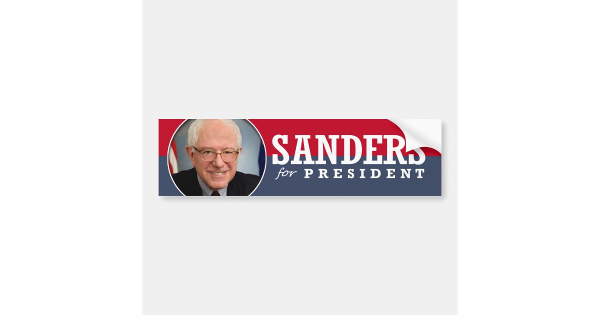 Bernie Sanders 2016 Bumper Sticker Zazzle 