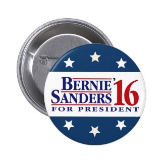 Bernie Sanders For President Pinback Button