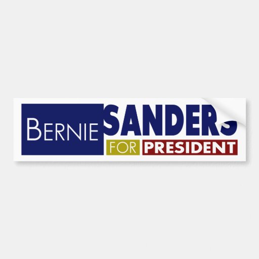 Bernie Sanders For President V1 Bumper Sticker Zazzle 