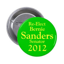 Bernie Sanders for US Senate Pinback Button