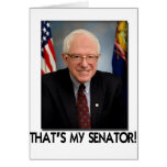 Bernie Sanders, That's My Senator! Card