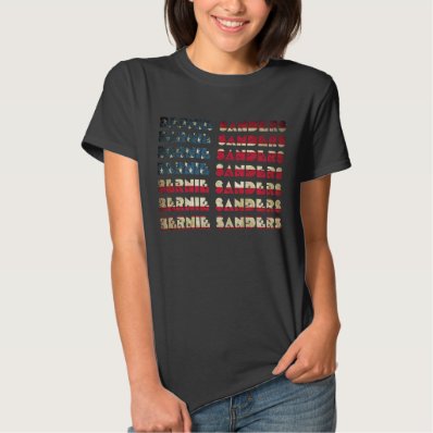 Bernie Sanders TShirts USA Flag | Retro T-Shirts