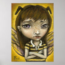 Bernie - the honey bee girl posters