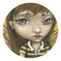 Bernie - the honey bee girl stickers