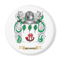 Bernini Coat of Arms (Family Crest) Refrigerator Magnets