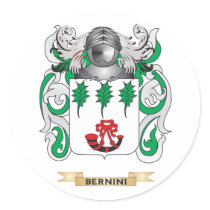 Bernini Coat of Arms (Family Crest) Sticker