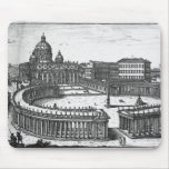 Bernini's original plan for St. Peter's Square Mouse Pads