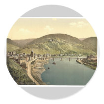Bernkastel (i.e., Bernkastel-Kues) and Burg Landsh Stickers