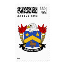 Bernon Family Crest stamps