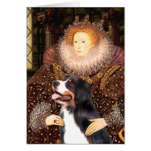 Bernsese & the Queen Greeting Cards