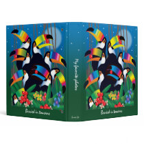 BERRIED IN TOUCANS BINDER