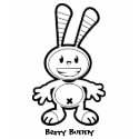 Berry Bunny Outline t-shirts