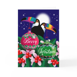 BERRY CHRISTMAS CARD card