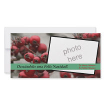 berry christmas photo card photo cards by camerabag berry christmas photo card photo cards