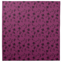 Berry Colored Sophisticated Ditzy Napkins napkins