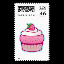 berry cupcake postage