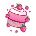 berry cupcake tee t-shirts by thecuteinstitute berry cupcake tee t-shirts