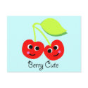 berry cute postcards