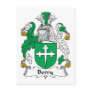 Berry Family Crest Post Cards
