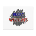 Berry High School Wildcats - Berry, AL Post Cards