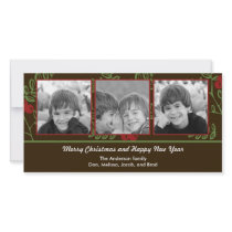 Berry Merry Christmas Holiday Photo Card photo cards by berryberrysweet Berry Merry Christmas Holiday Photo Card photo cards