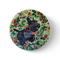 Berry Scottish Terrier! Pinback Button