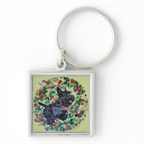 Berry Scottish Terrier! Keychain