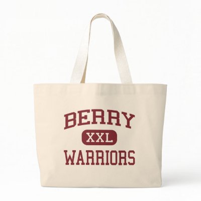 Berry - Warriors - Middle School - Lebanon Ohio Bags by customteamsportswear