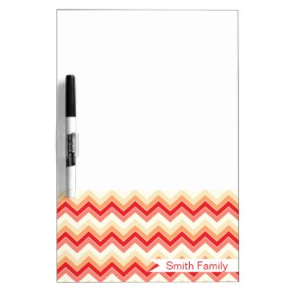 Berrylicious {chevron pattern} dry-erase whiteboards